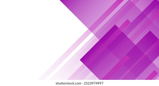 Modern pink purple abstract background with lines and square shape gradation color. Suit for presentation design and much more.