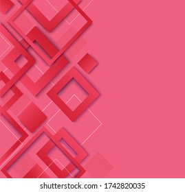 modern pink square gradient trendy background vector illustration EPS10