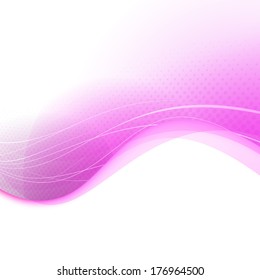 Modern pink transparent background template. Vector illustration