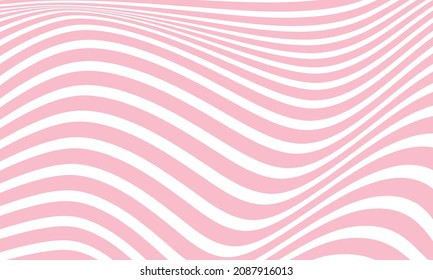Modern Pink Wave Background Thick Lines Stock Vector (Royalty Free ...