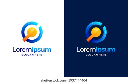 Modern Pixel technology logo designs concept vector, Network Internet logo symbol