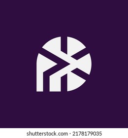 modern PK logo. perfect combination of letter P and K. sophisticated PK KP technology logo