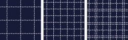 Modern Plaid Fabric Design Tattersall Pattern. Minimal Abstract Geo Lineal Classic Two Colours Tartan Check Background. Variegated Stripes Textile Swatch, Ladies Dress, Man Shirt All Over Print Block.