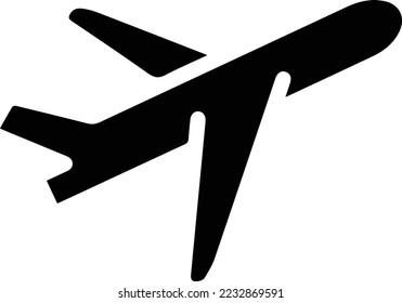 modern plane vector icon. plane icon illustration. Flight transport symbol. Travel illustration. Holiday symbol. Airplane aviation flat icon