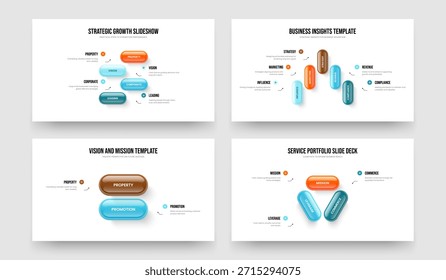 Planificación moderna 4 5 2 3 Paquete de diseño de marco de infografía de elementos. Consultoría Innovación Cuatro Cinco Dos Tres Opciones Diagrama Presentación Plantilla Ilustración vectorial Colección.