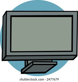 televisión moderna de plasma o lcd