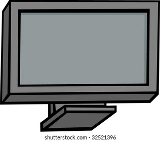 televisión moderna de plasma o lcd