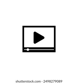 Icono de Botón de juego moderno para la interfaz del reproductor multimedia. Ideal para Web y diseño App.