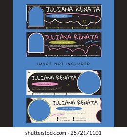Modern Playful Email Header Template