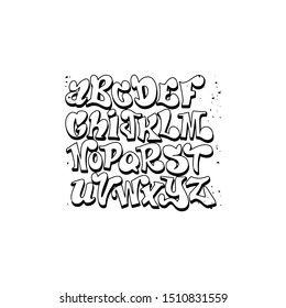 modern playful font and alphabet