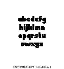 modern playful font and alphabet