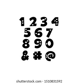 modern playful font and alphabet