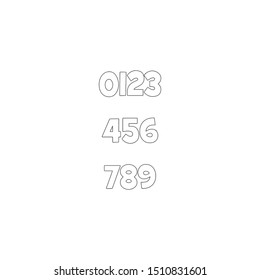 modern playful font and alphabet
