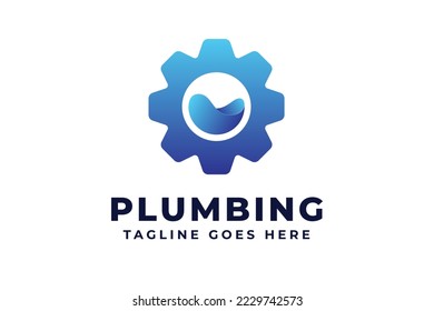 Modern Plumbing Engineer Logo Design