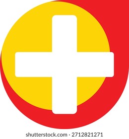 Moderner Plus-Symbol-Vektor - Minimalistisches Hinzufügen von Symbol-Design für Apps, UI und Web-Schnittstellen, einfacher Plus-Zeichen-Vektor - Clean Editable Hinzufügen von Button-Symbol für mobiles und grafisches Design Flat Plus-Symbol-Vektor