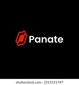 Modern PN Letter Combination mark Panate Food Company Logo Design
