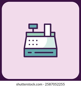 Modern Point of Sale System Icon Design