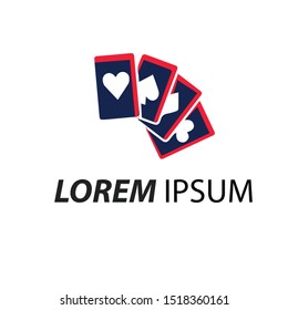 modern poker logo vector illustration