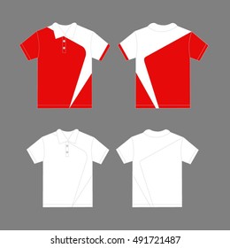 Modern polo shirt design template vector