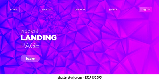 Modern Polygon Background. Digital Triangles Poster. Geometric Banner. Music Technology Color Presentation. Abstract Polygon Wallpaper. Triangles Layout. Website Template. Geometric Texture.