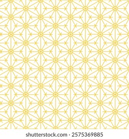 Modern Polygon Seamless Pattern Design. Gold Color Polygon Pattern Background. Seamless Geometric Pattern for for Textile Design, Stationery, Wrapping Papers, and Wallpapers.