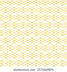 Modern Polygon Seamless Pattern Design. Gold Color Polygon Pattern Background. Seamless Geometric Pattern for for Textile Design, Stationery, Wrapping Papers, and Wallpapers.