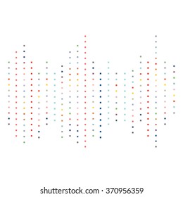 Modern polygonal minimalistic colorful vector background.  Simple colorful squares mosaic for clean wallpaper. Eps10 vector illustration.