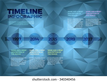 modern polygonal timeline temlate