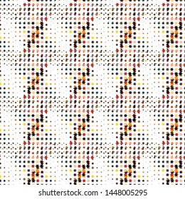 Modern pop art pattern with halftone star texture background on light background for web background design. Abstract geometric frame. Pop-art texture. Abstract pattern.