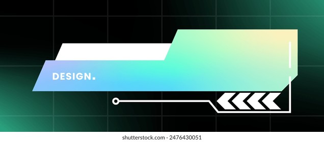 Modern pop up window illustration. Futuristic pop up interface.