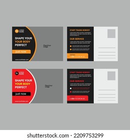 Modern Post Card Design Template. Its Make In Adobe Illustrator.
 This Is Use Free Font. This Item Is Very Easy To Use. 