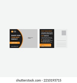 Modern Post Card Design Template 6. Its Make In Adobe Illustrator.
 This Is Use Free Font. This Item Is Very Easy To Use. 