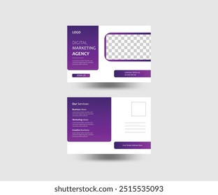 Modern Post Card Design Template
