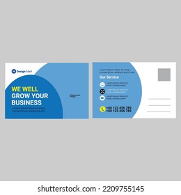 Modern Post Card Design Template3. Its Make In Adobe Illustrator.
 This Is Use Free Font. This Item Is Very Easy To Use. 