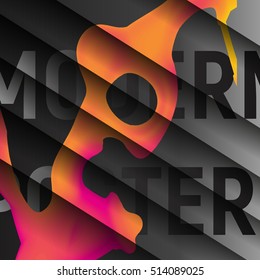 Modern poster 