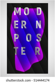 Modern poster

