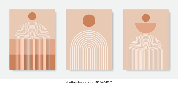 Modern Poster Art. Abstract Wall Art. Digital Interior Decoration Art. Vector EPS 10.