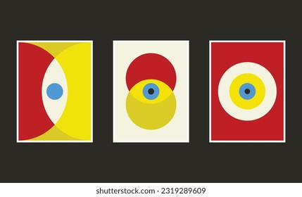 Modern Poster Art. Abstract Wall Art. Digital Interior Decoration Art with Grunge texture