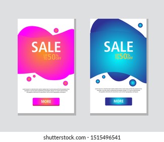 Modern Poster and Banner Pack for Business and Social Media Template Background Design Vector. Editable Text.