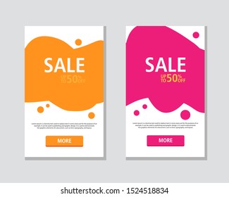 Modern Poster and Banner Pack for Business and Social Media Template Background Design Vector. Editable Text.