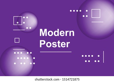 Modern Poster and Banner for Social media and Business Template Background Vector. Editable Text and Color.