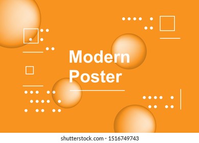 Modern Poster and Banner for Social media and Business Template Background Vector. Editable Text and Color.