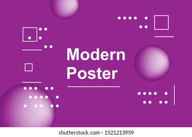 Modern Poster and Banner for Social media and Business Template Background Vector. Editable Text and Color.