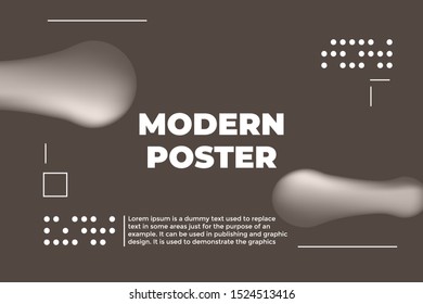 Modern Poster and Banner for Social media and Business Template Background Vector. Editable Text and Color.
