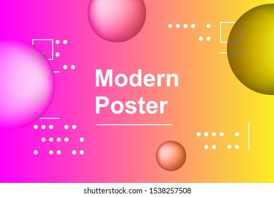 Modern Poster and Banner for Social media and Business Template Background Vector. Editable Text and Color.