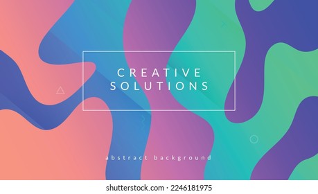 Modern Poster. Cool Landing Page. Futuristic Layout. Horizontal Invitation. Geometric Concept. 3d Abstract Banner. Plastic Page. Purple Trendy Design. Lilac Modern Poster