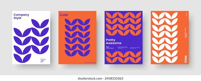 Modernes Plakatdesign. Abstrakte Buchumschlag-Vorlage. Geometrisches Banner-Layout. Hintergrund. Flyer. Broschüre. Geschäftspräsentation. Bericht. Broschüre. In: Magazine. In: Journal. Portfolio. Notebook. Katalog