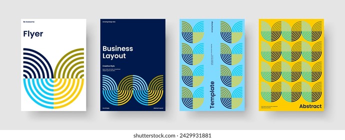 Modernes Plakatdesign. Vorlage für abstrakte Berichte. Layout des isolierten Buchdeckels. Flyer. Geschäftspräsentation. Broschüre. Hintergrund. Banner. Merkblatt. Portfolio. Katalog. In: Journal. Broschüre. Werbung
