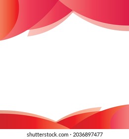 Modernes Plakatdesign, roter Hintergrund