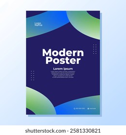 Modern poster design, flyer design